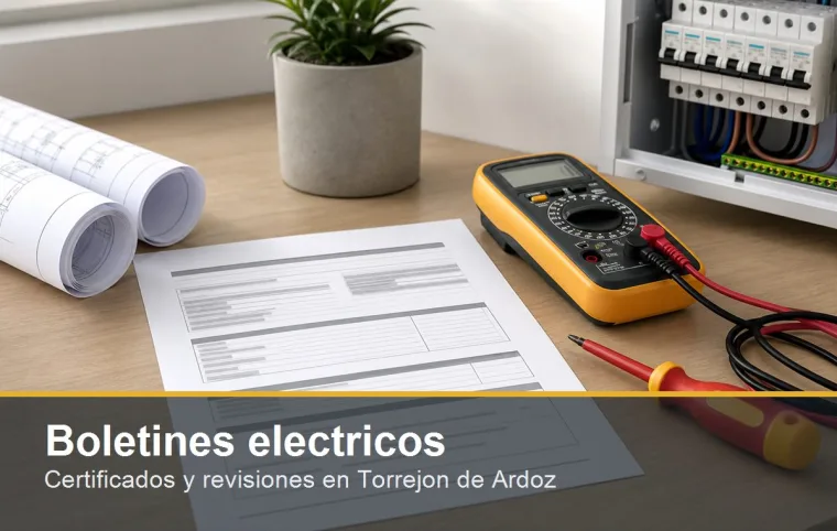 Boletines electricos en Torrejon de Ardoz